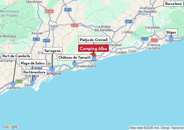 Carte des villes &agrave; visiter
