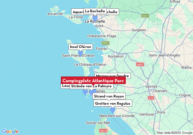 Karte der Sehensw&uuml;rdigkeiten