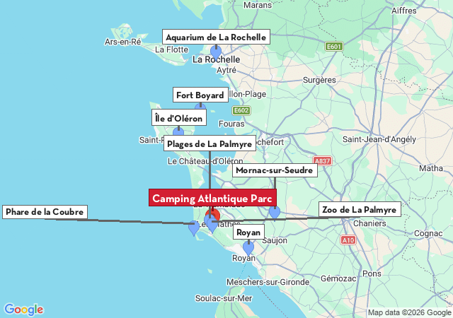 Carte des villes &agrave; visiter