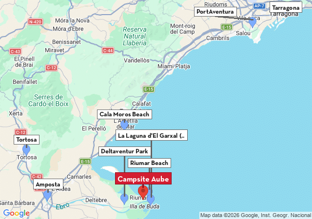 Map of places to visit