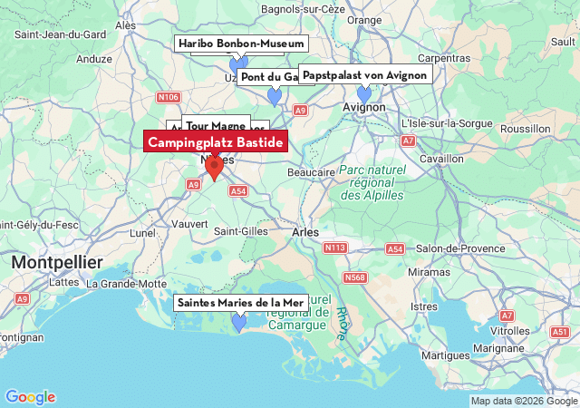 Karte der Sehensw&uuml;rdigkeiten