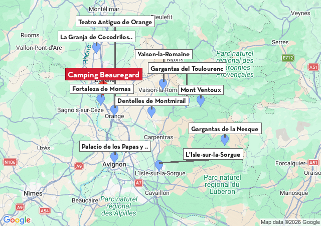 Mapa de ciudades para visitar