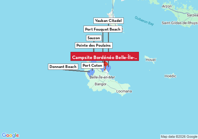 Map of places to visit
