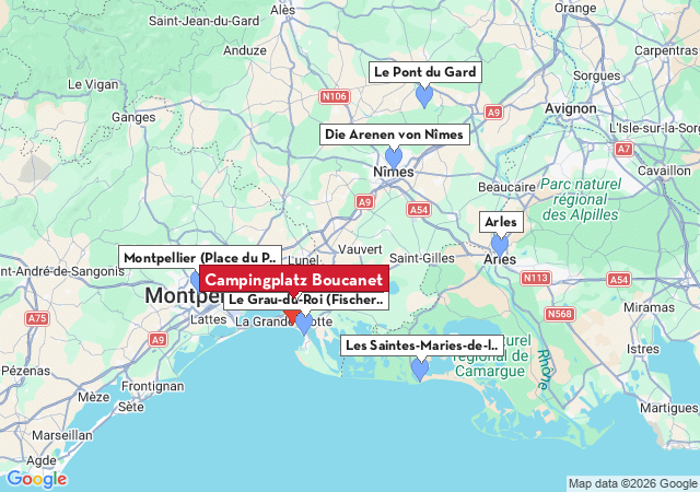 Karte der Sehensw&uuml;rdigkeiten