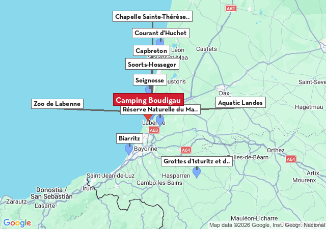Carte des villes &agrave; visiter