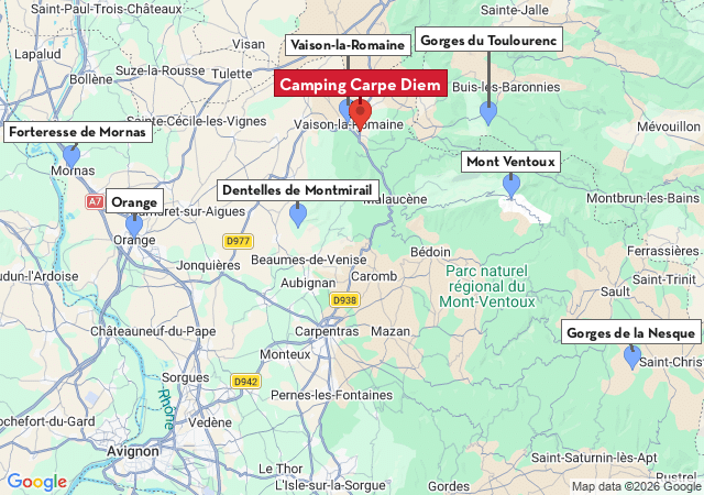 Carte des villes &agrave; visiter