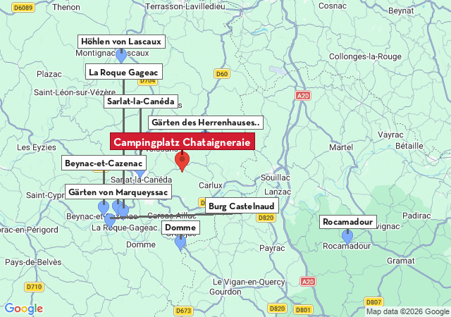 Karte der Sehensw&uuml;rdigkeiten