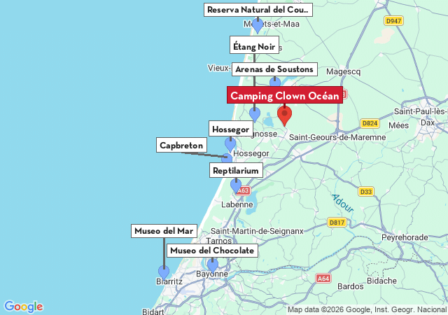 Mapa de ciudades para visitar