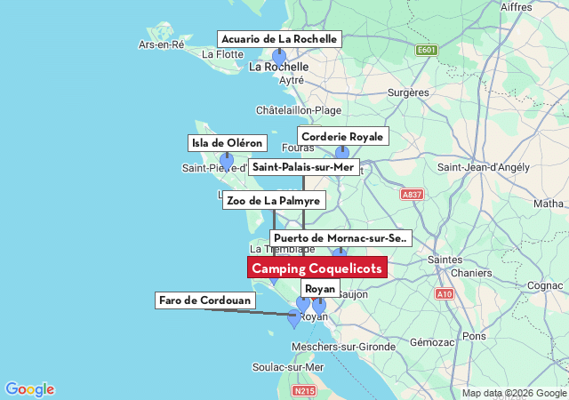 Mapa de ciudades para visitar