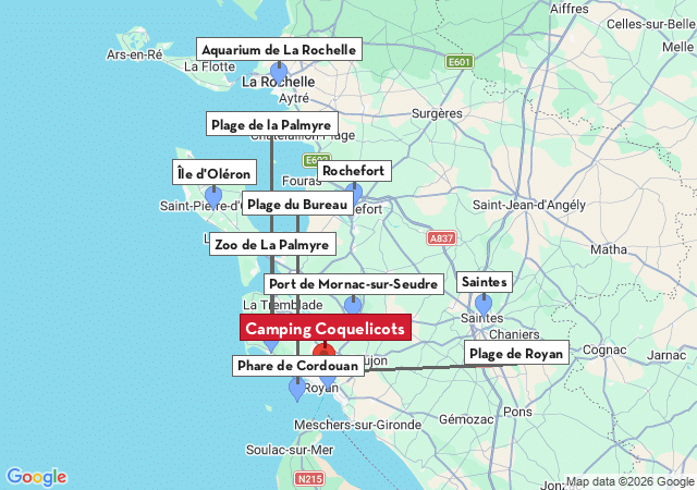 Carte des villes &agrave; visiter