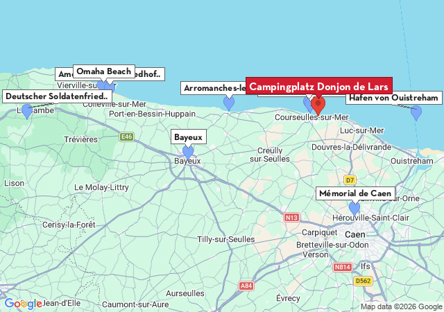 Karte der Sehensw&uuml;rdigkeiten