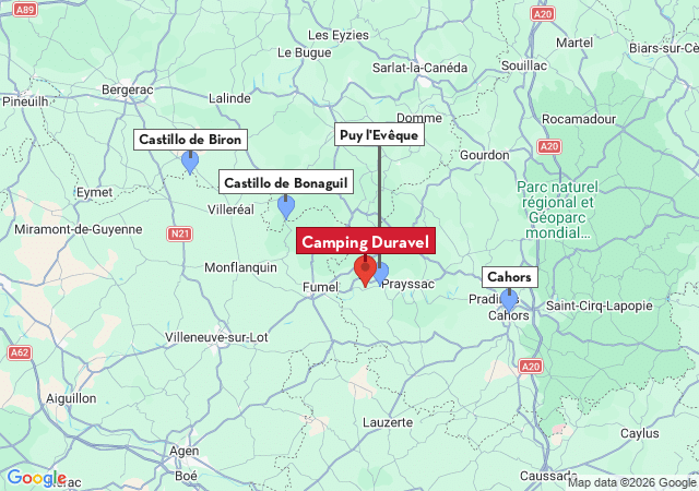 Mapa de ciudades para visitar