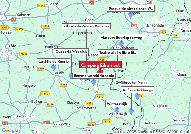 Mapa de ciudades para visitar