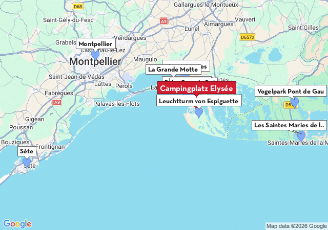 Karte der Sehensw&uuml;rdigkeiten