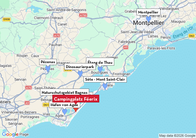 Karte der Sehensw&uuml;rdigkeiten