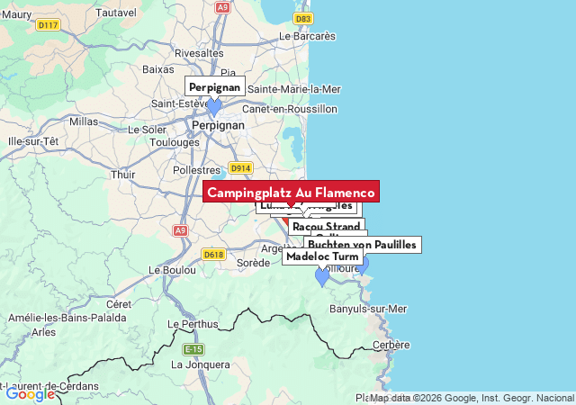 Karte der Sehensw&uuml;rdigkeiten