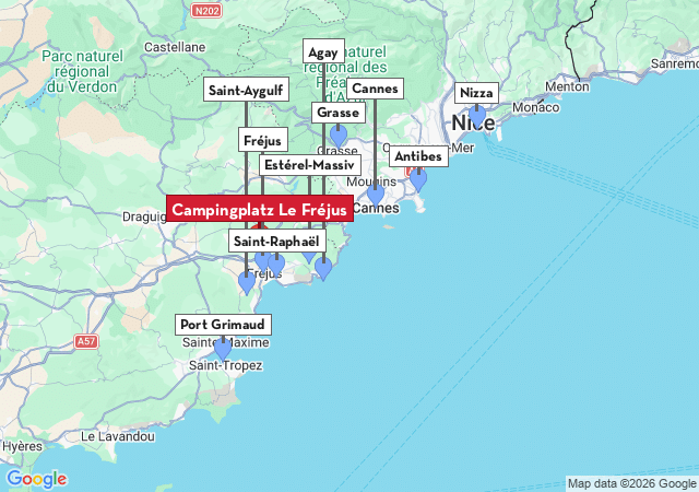 Karte der Sehensw&uuml;rdigkeiten