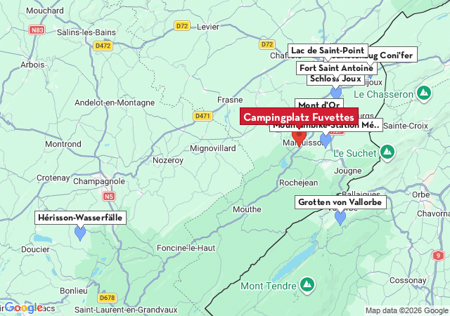 Karte der Sehensw&uuml;rdigkeiten