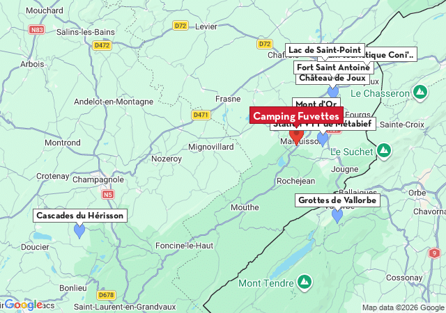 Carte des villes &agrave; visiter