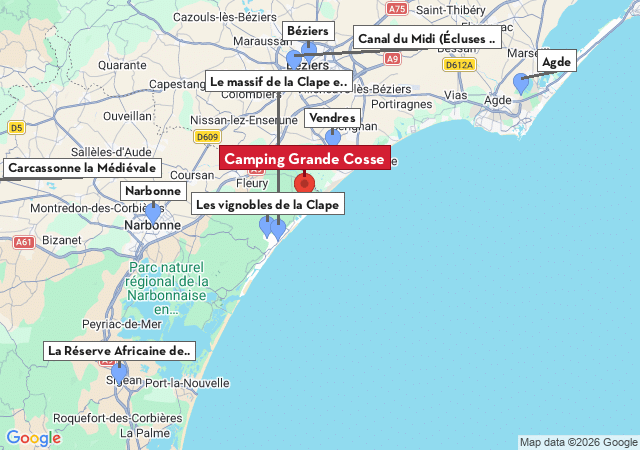 Carte des villes &agrave; visiter
