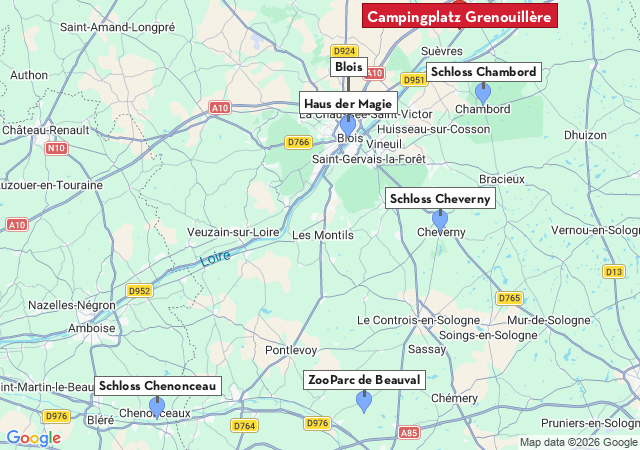 Karte der Sehensw&uuml;rdigkeiten
