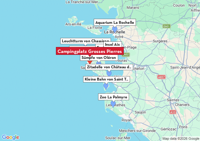 Karte der Sehensw&uuml;rdigkeiten