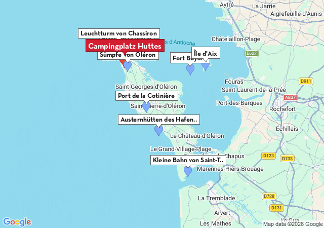 Karte der Sehensw&uuml;rdigkeiten