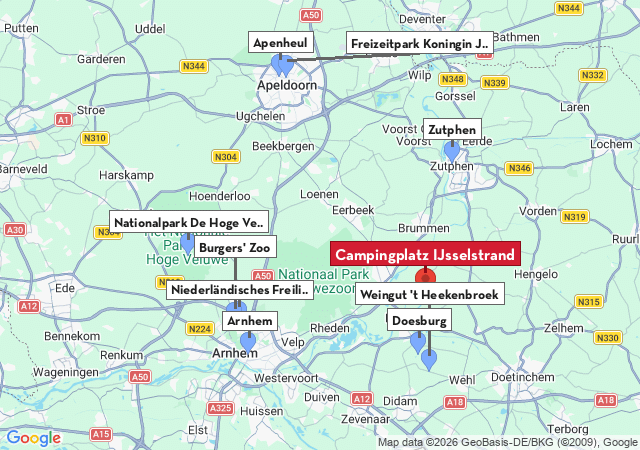 Karte der Sehensw&uuml;rdigkeiten