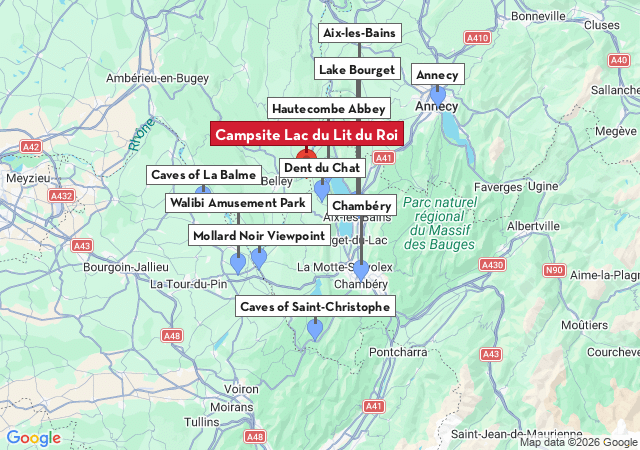 Map of places to visit