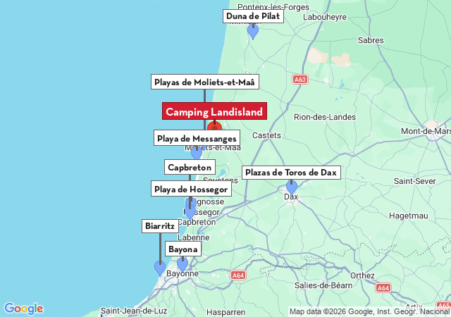 Mapa de ciudades para visitar