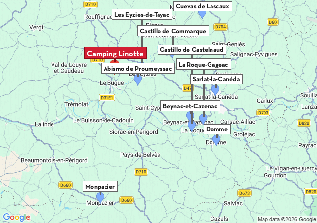 Mapa de ciudades para visitar