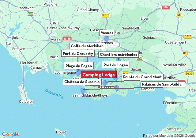 Carte des villes &agrave; visiter