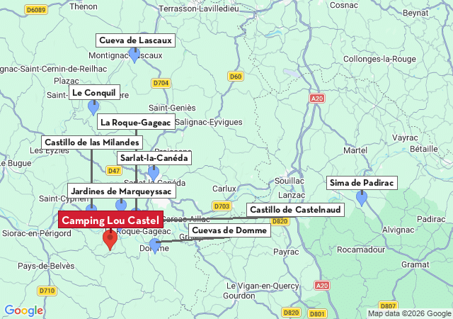 Mapa de ciudades para visitar