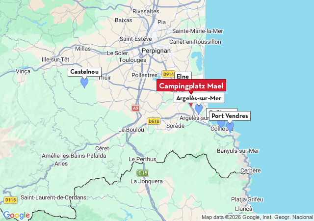 Karte der Sehensw&uuml;rdigkeiten