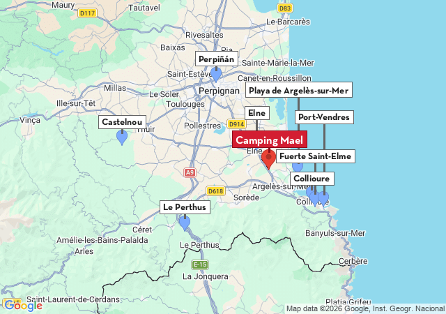 Mapa de ciudades para visitar