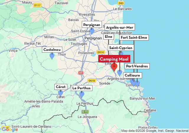 Carte des villes &agrave; visiter