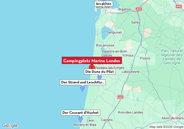 Karte der Sehensw&uuml;rdigkeiten