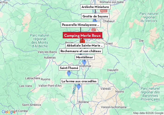 Carte des villes &agrave; visiter