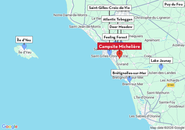 Map of places to visit