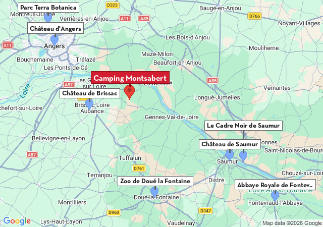 Carte des villes &agrave; visiter