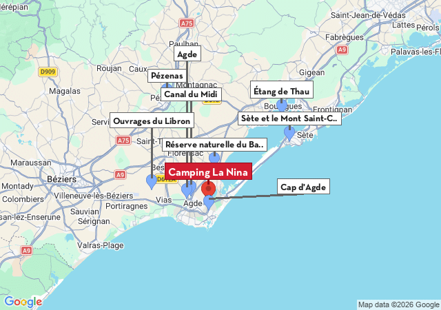 Carte des villes &agrave; visiter