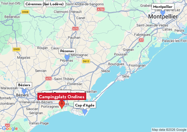 Karte der Sehensw&uuml;rdigkeiten