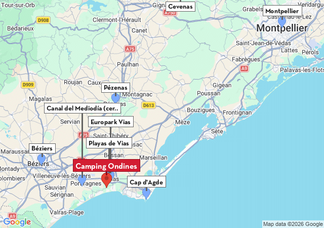 Mapa de ciudades para visitar