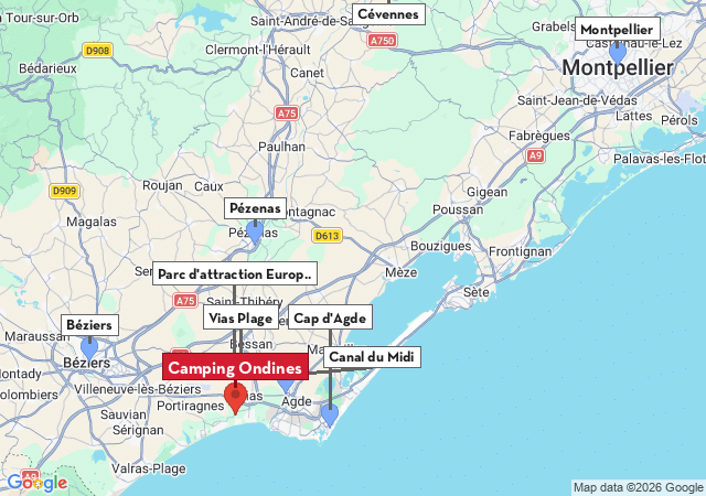 Carte des villes &agrave; visiter