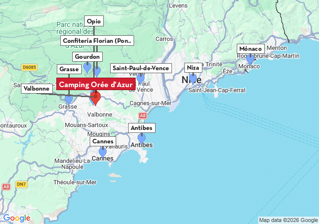 Mapa de ciudades para visitar