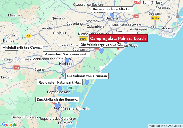 Karte der Sehensw&uuml;rdigkeiten