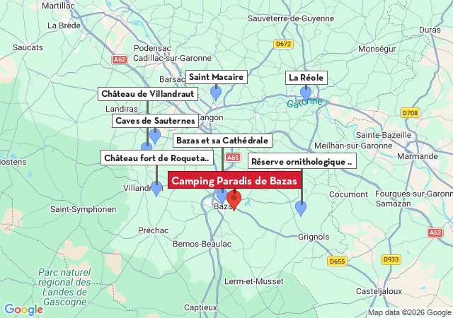 Carte des villes &agrave; visiter