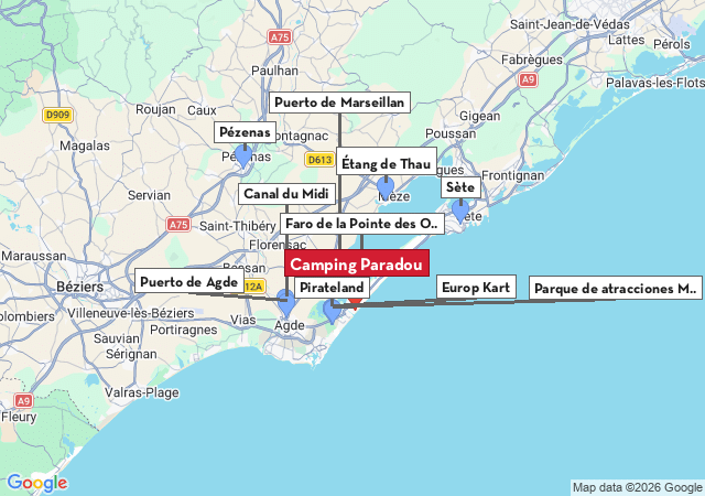 Mapa de ciudades para visitar