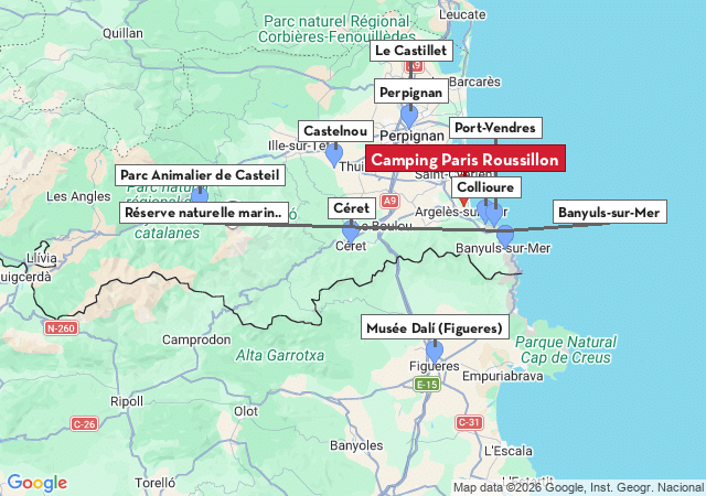 Carte des villes &agrave; visiter