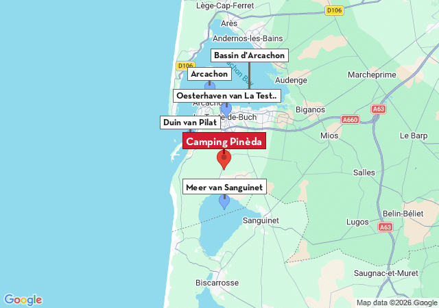 Kaart van te bezoeken steden